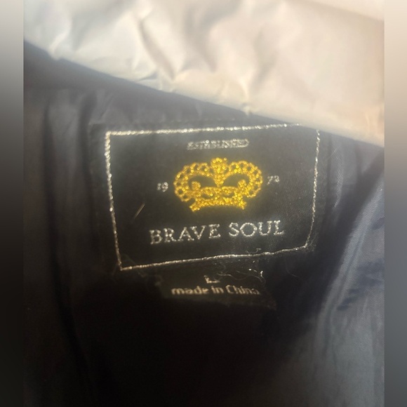 EUC Brave Soul Medium Weight Jacket Size Large - Picture 7 of 7